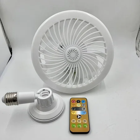 مصباح و مروحة في جهاز واحد LED