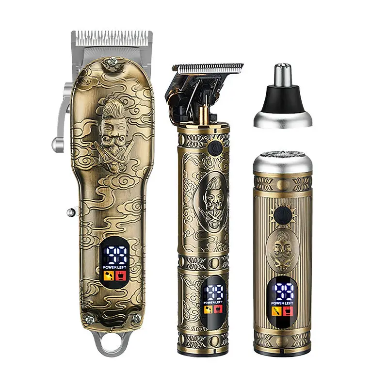 Clippers Hair Set مجموعة ماكينة حلاقة الشعر الاحترافية