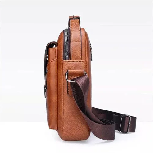 Sac banane de sport pour homme, sac banane multifonctionnel d'extérieur, sac messager en PU, sac banane pour l'équitation
