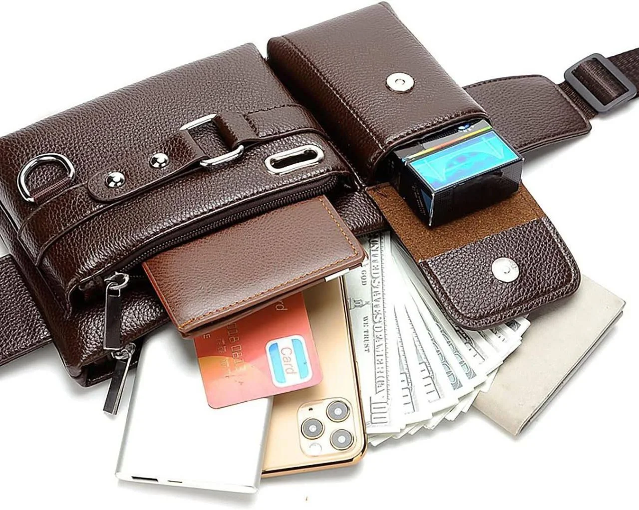 Orvani portefeuille en cuir