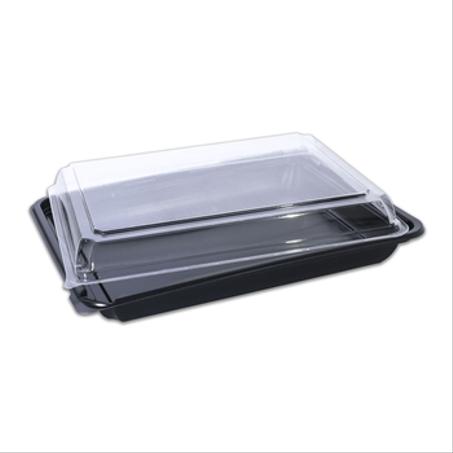 Sushi box - emballage alimentaire plastique 265x199x50 mm
