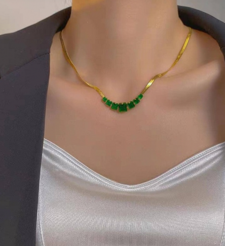 Green Necklace For Women