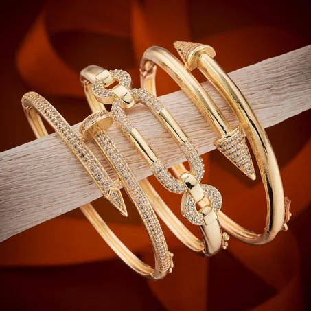 Pack 3 pcs Bracelet acier inoxydable pour  femmes