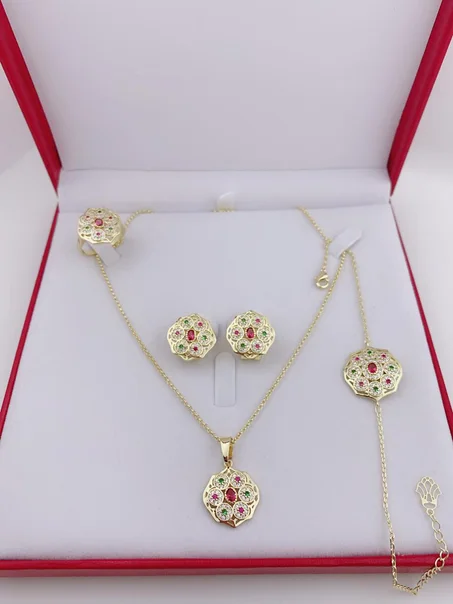 Pack bijoux 4 pièces en acier inoxydable