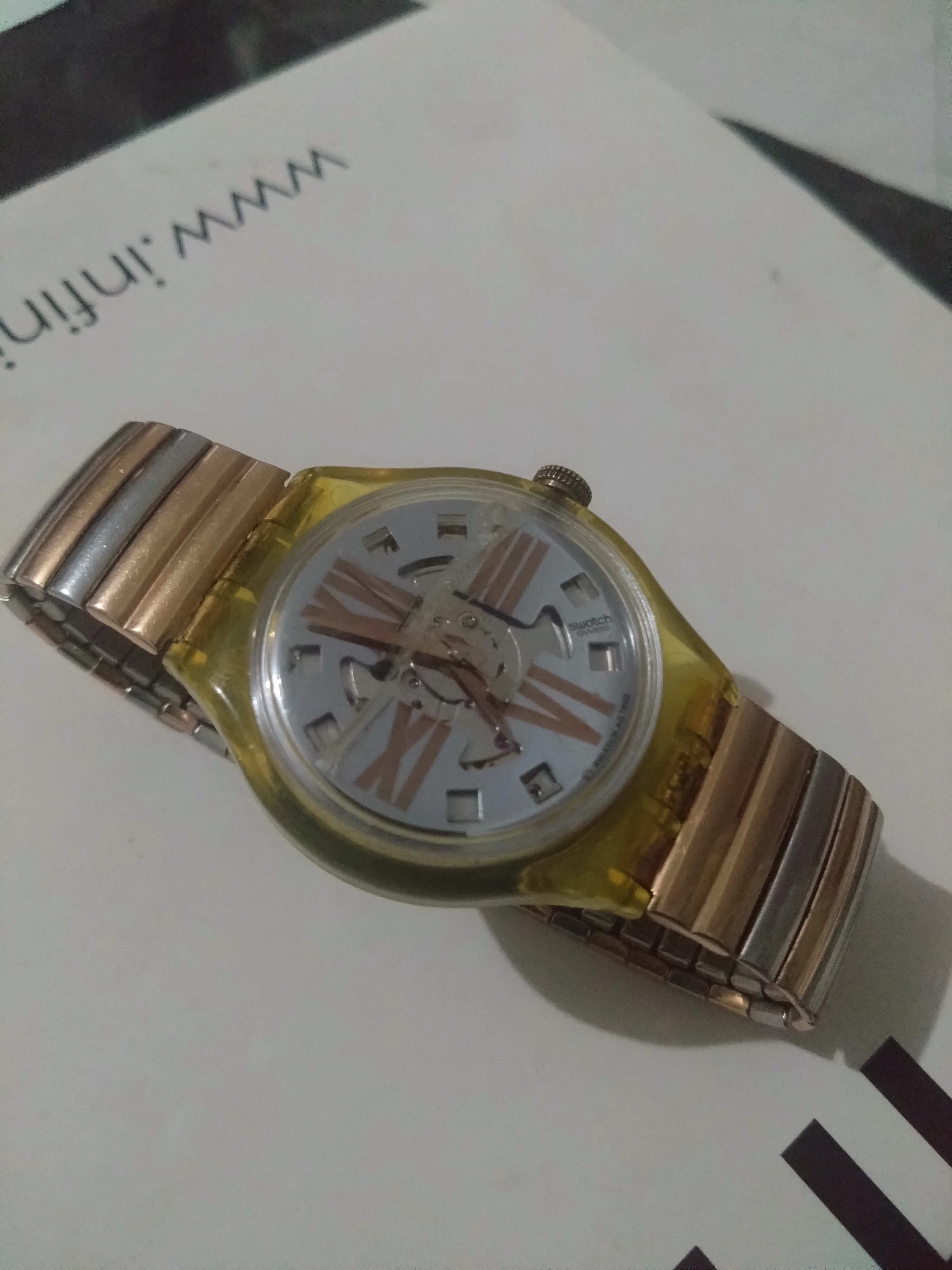 Swatch Automatic Copper Rush SAK107 (1993)  ساعة سواتش أوتوماتيكية كوبر راش