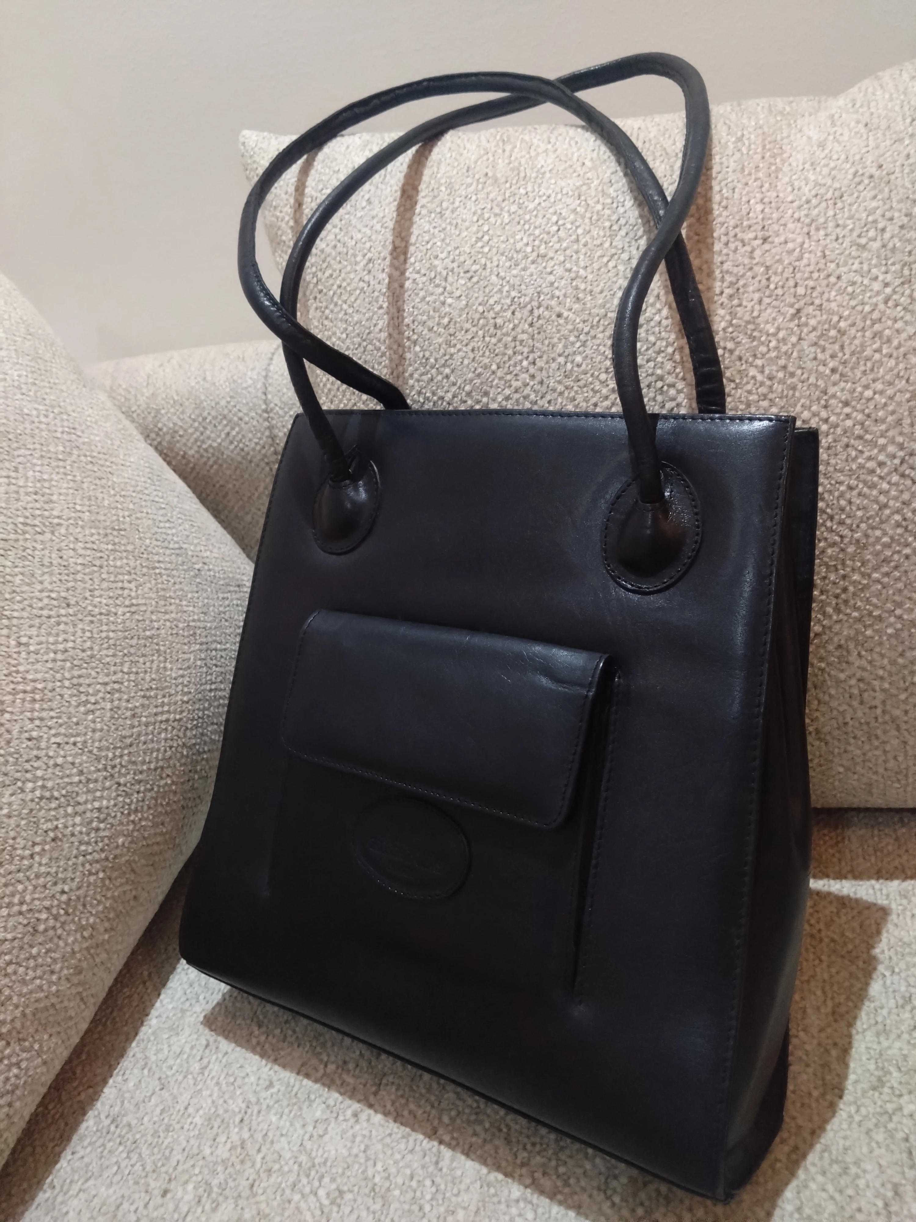 Hermes tot bag vintage cuir