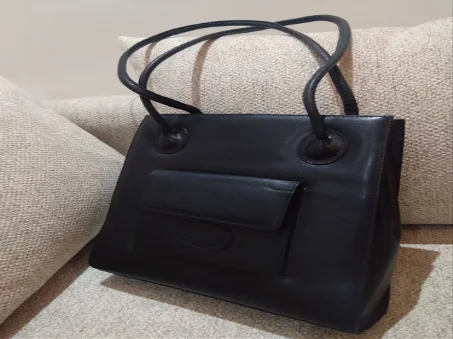 Hermes tot bag vintage cuir