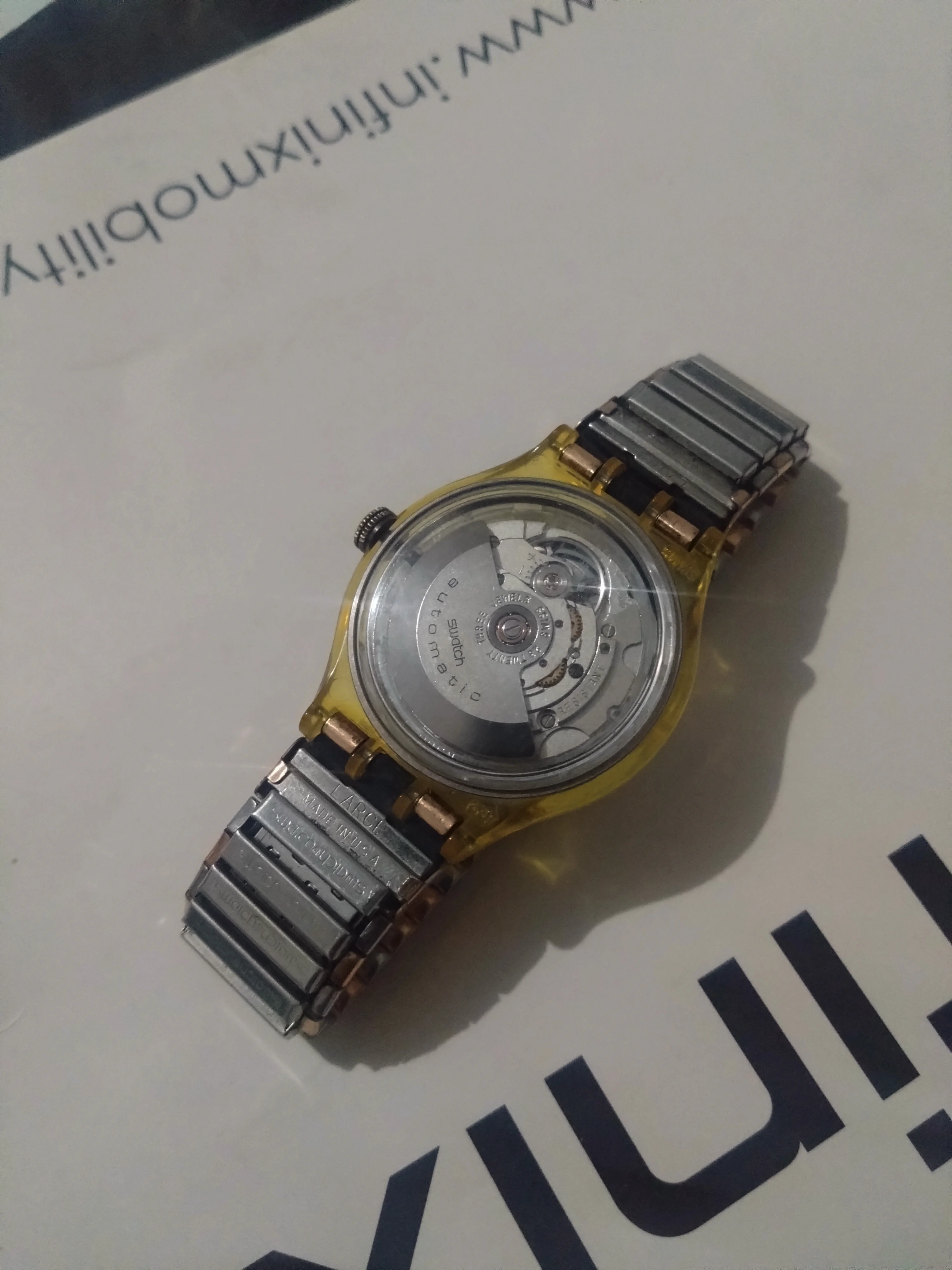 Swatch Automatic Copper Rush SAK107 (1993)  ساعة سواتش أوتوماتيكية كوبر راش