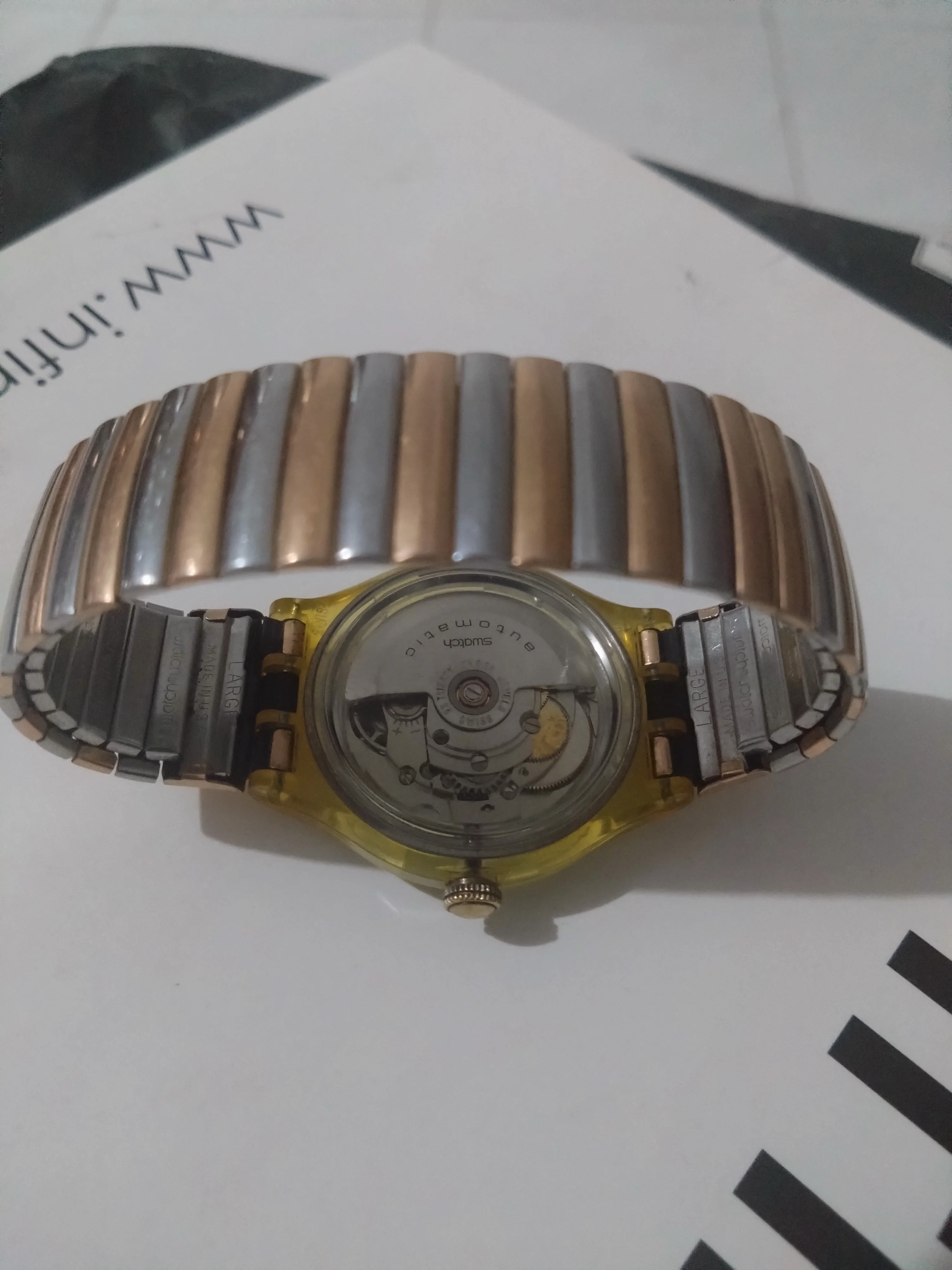Swatch Automatic Copper Rush SAK107 (1993)  ساعة سواتش أوتوماتيكية كوبر راش
