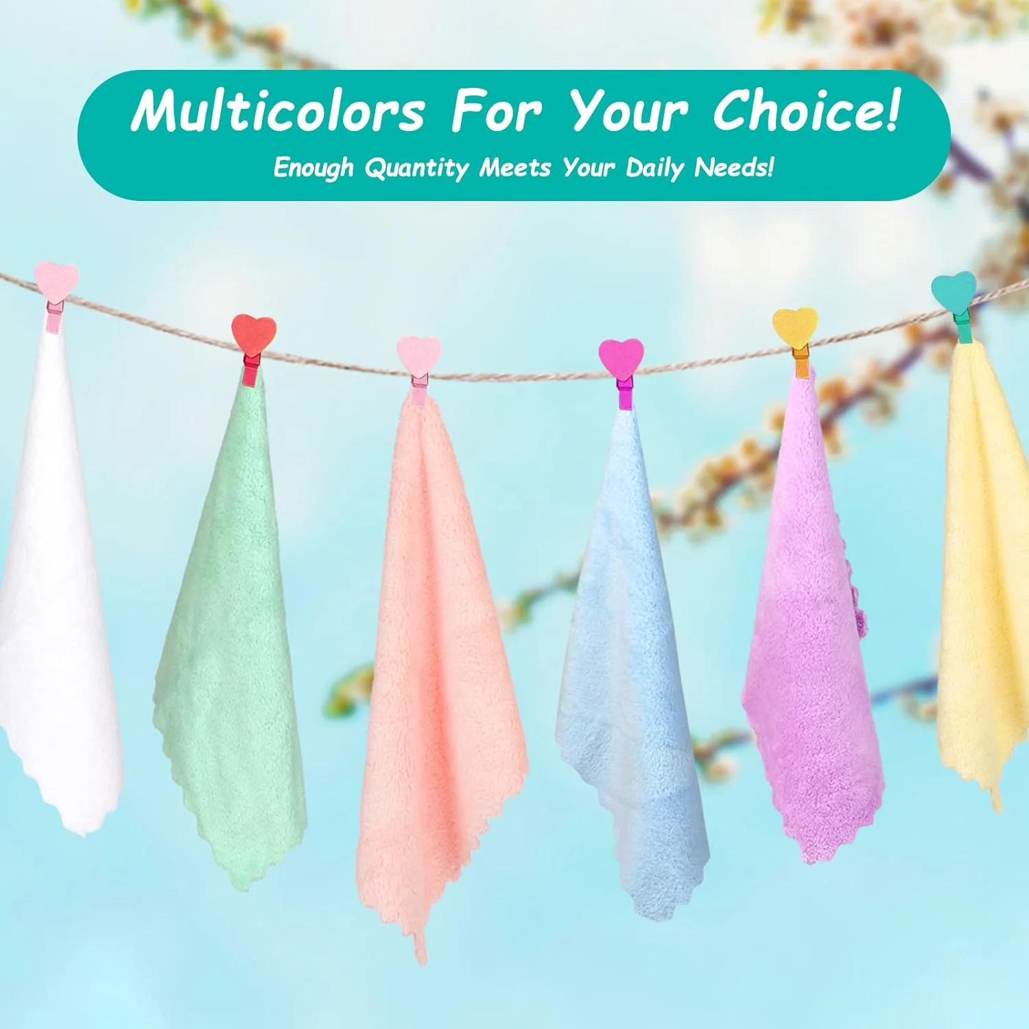 HOMEXCEL Baby Washcloths (24 Pack)