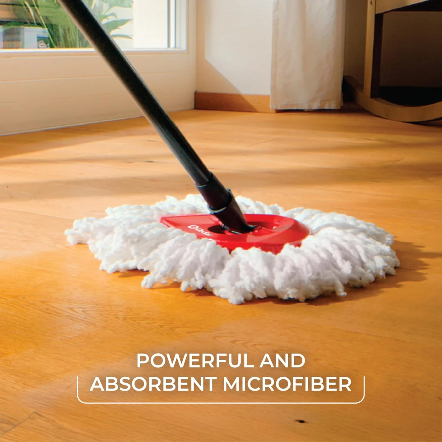 O-Cedar EasyWring Microfiber Spin Mop & Bucket