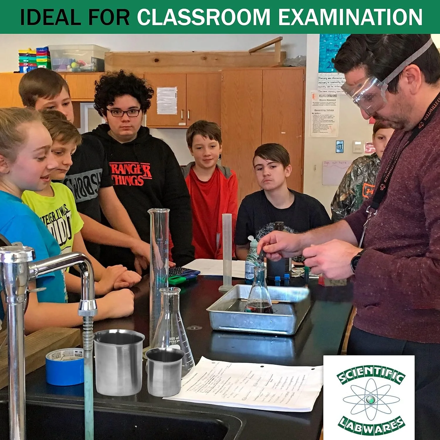 Stainless Steel Beaker 2000ml (Lab Equipment)