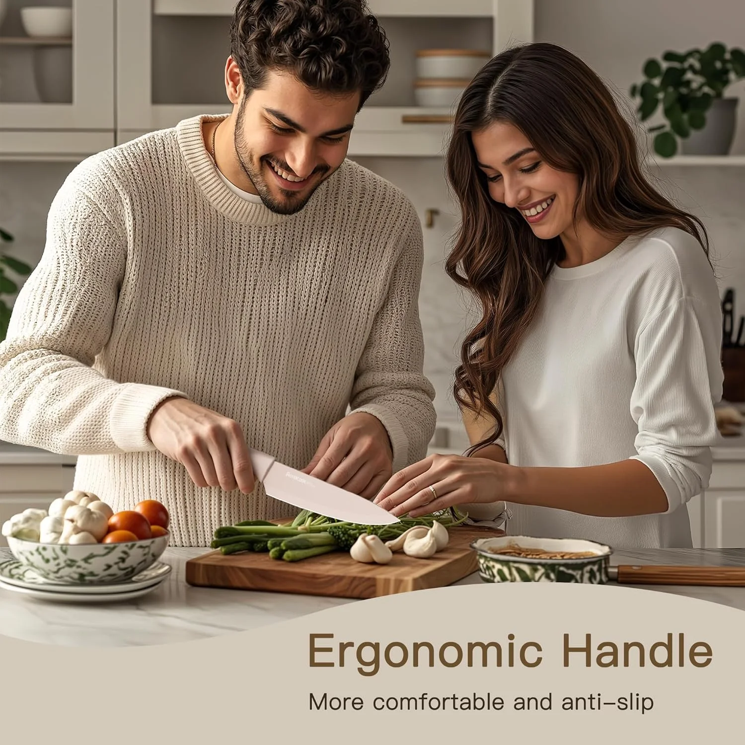 Astercook Kitchen Knife Set (13 PCS, Stainless Steel)