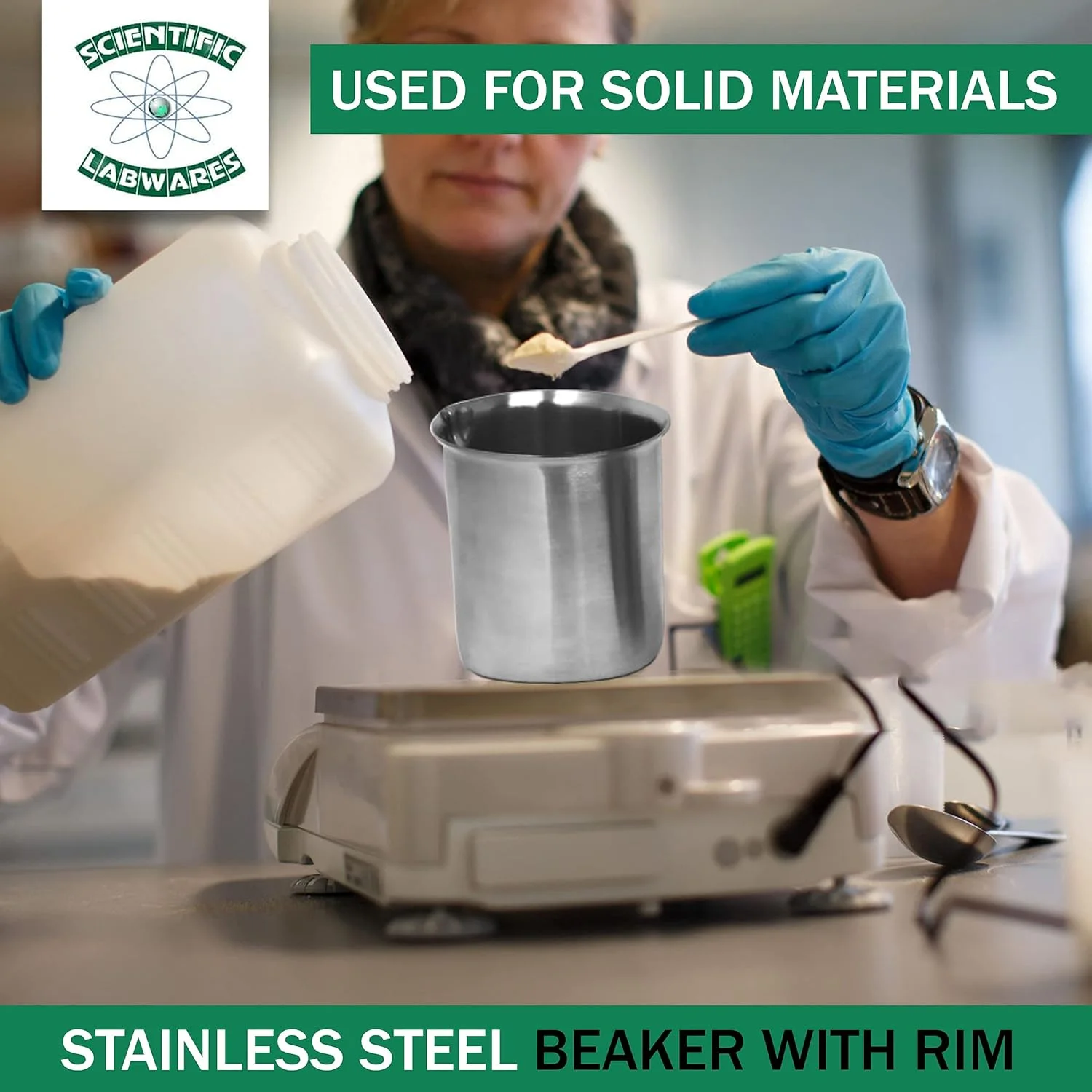Stainless Steel Beaker 2000ml (Lab Equipment)