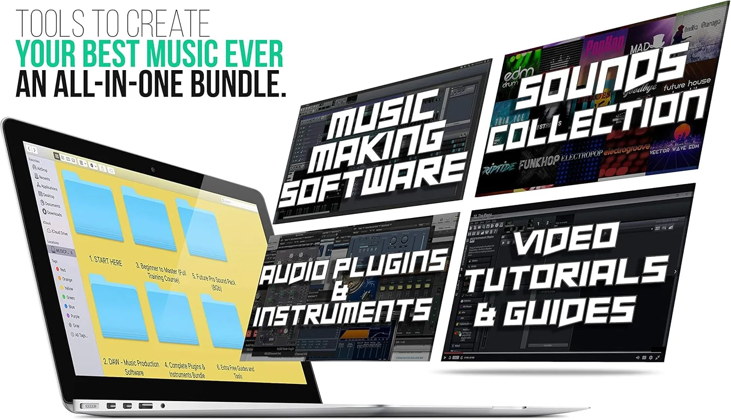Music Production Software Bundle (DAW & Plugins)