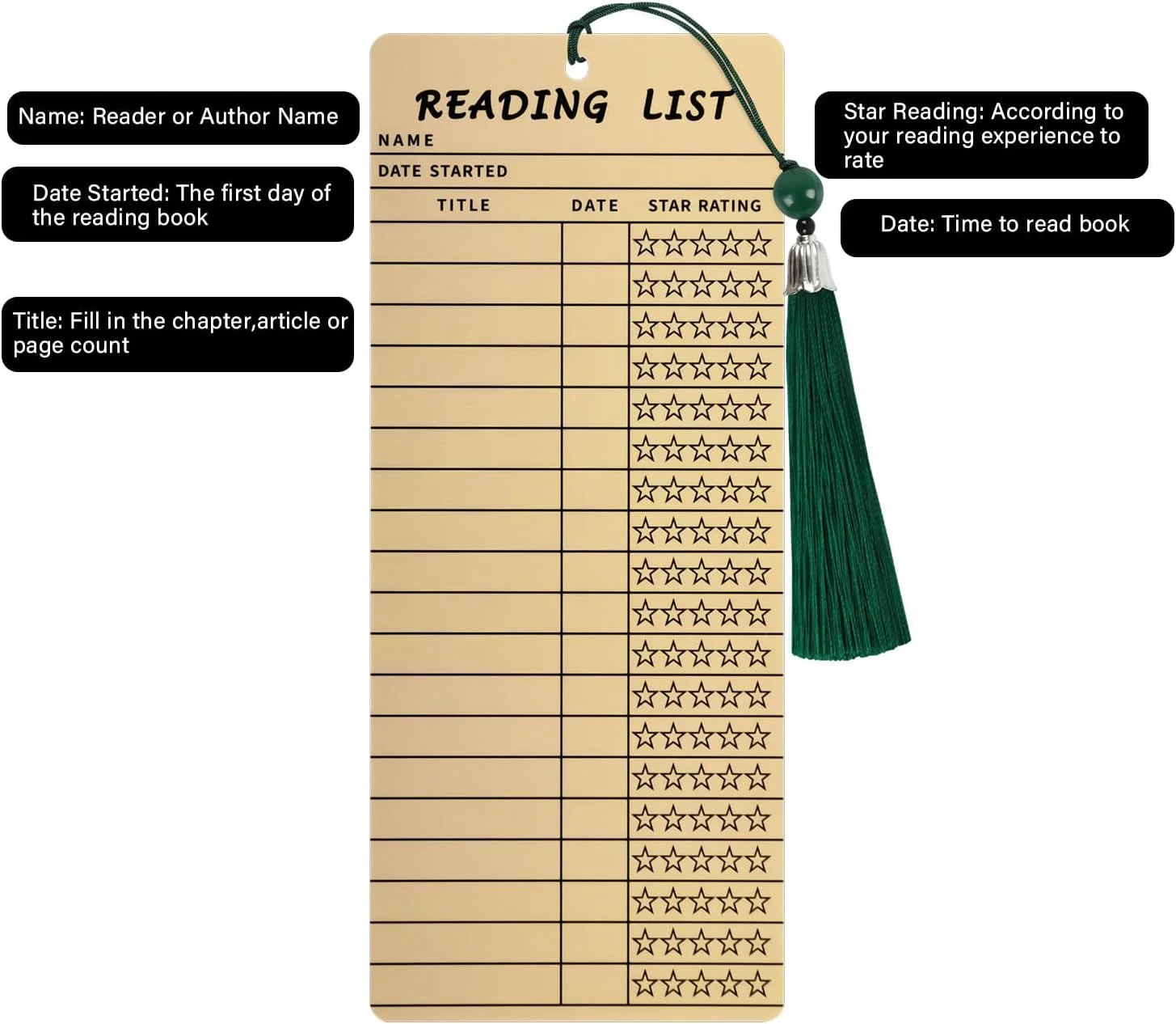 Vintage Bookmark Set (12 PCS)