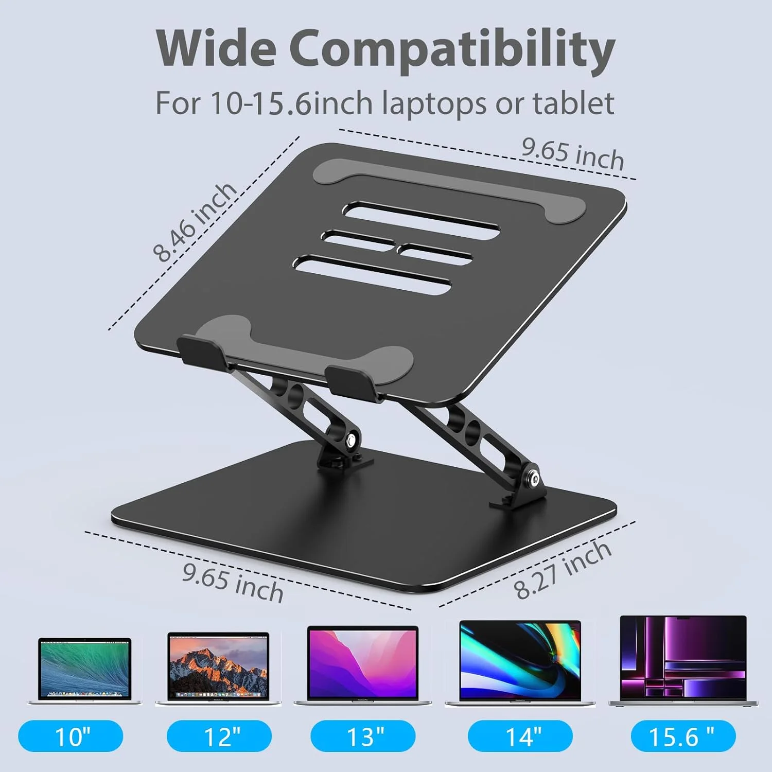 Adjustable Laptop Stand (Foldable Metal