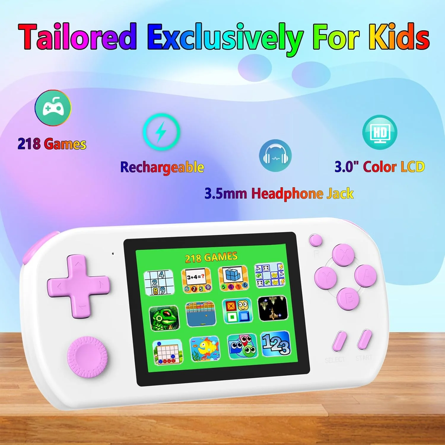Kids Handheld Game Console (218 Games)