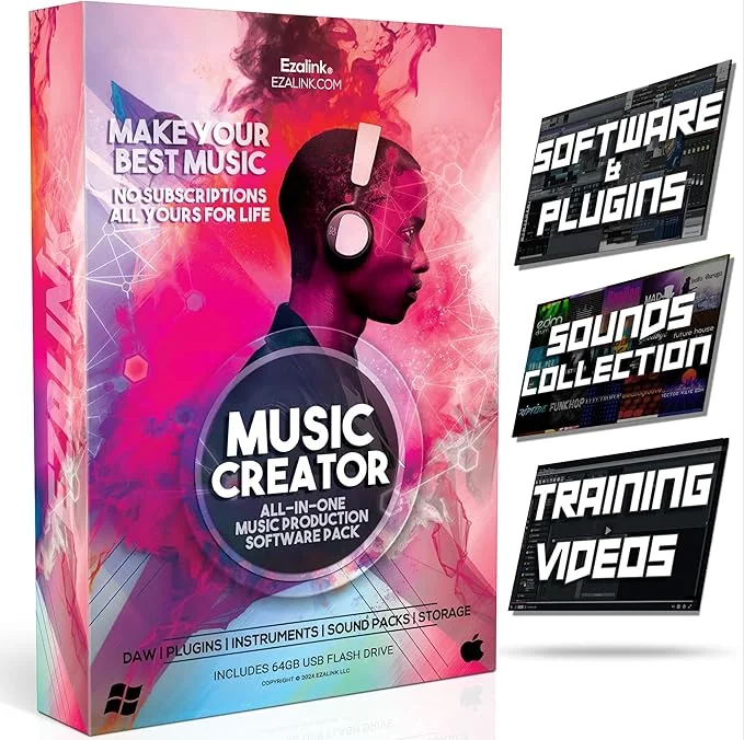Music Production Software Bundle (DAW & Plugins)