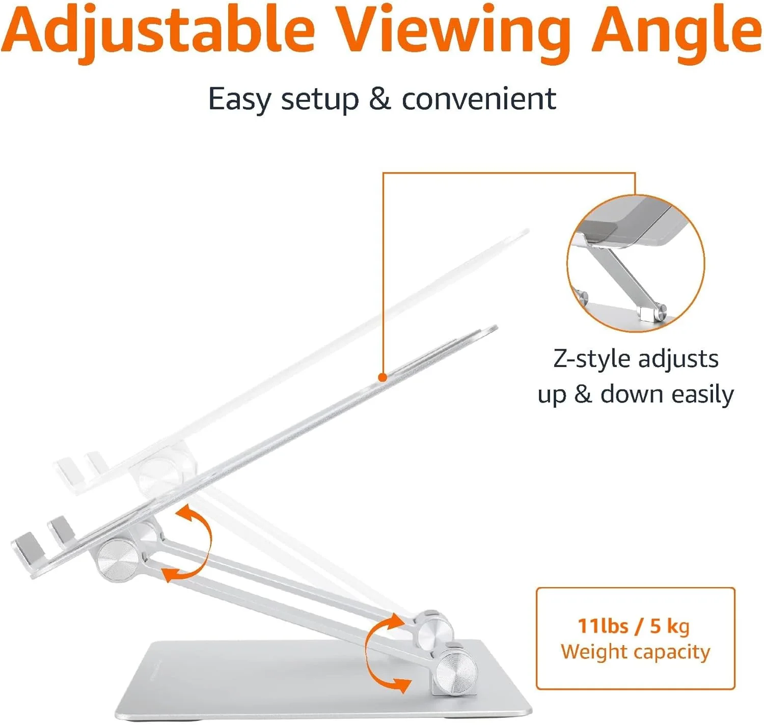 Amazon Basics Adjustable Laptop Stand