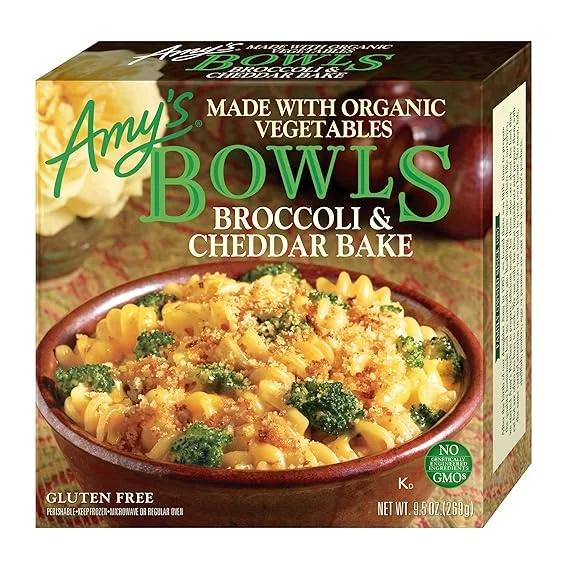 Amy’s Broccoli Cheddar Pasta Bowl (Gluten Free)