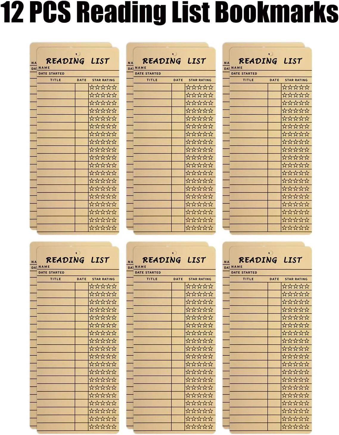 Vintage Bookmark Set (12 PCS)