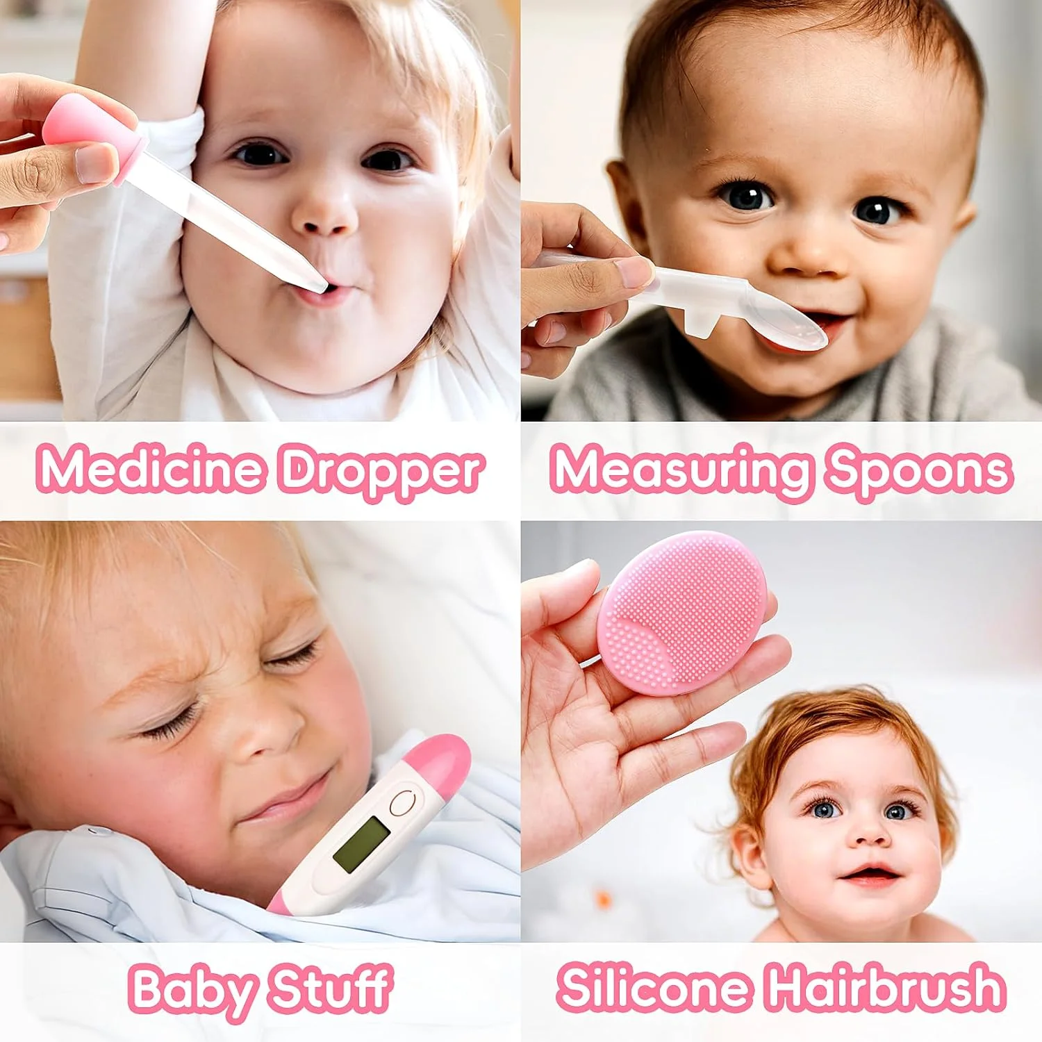 Baby Grooming Kit for Newborn (Pink)