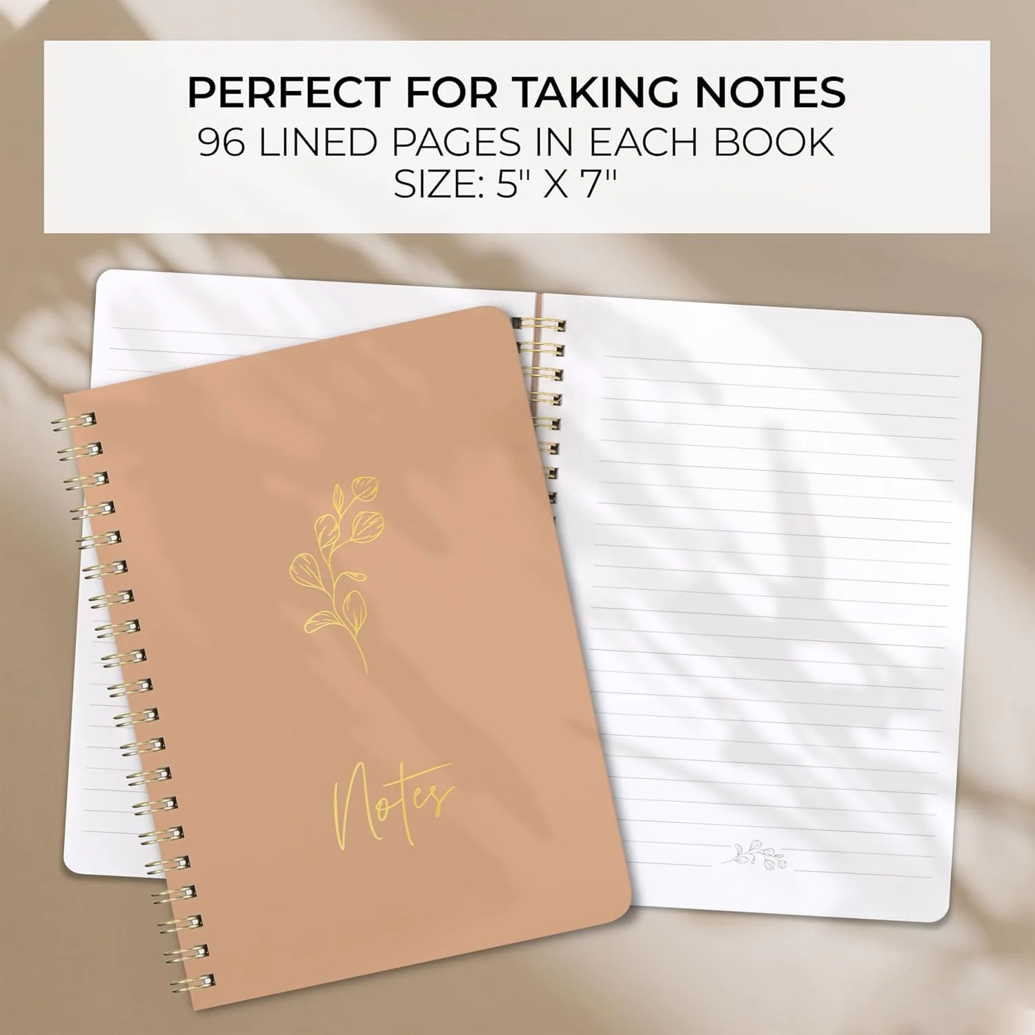 ZICOTO Spiral Notebook Set (3 Pack)