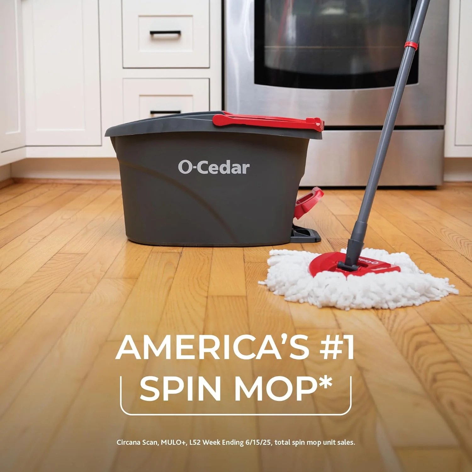 O-Cedar EasyWring Microfiber Spin Mop & Bucket