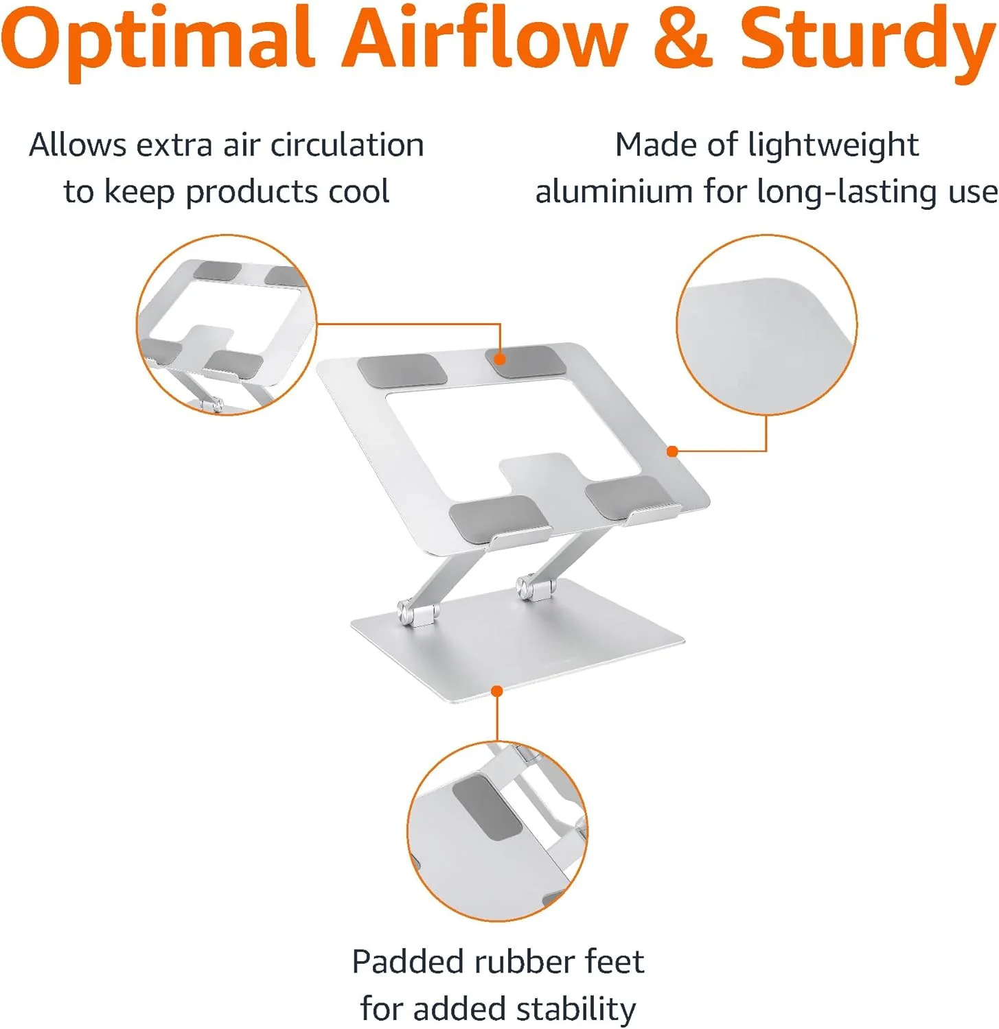 Amazon Basics Adjustable Laptop Stand