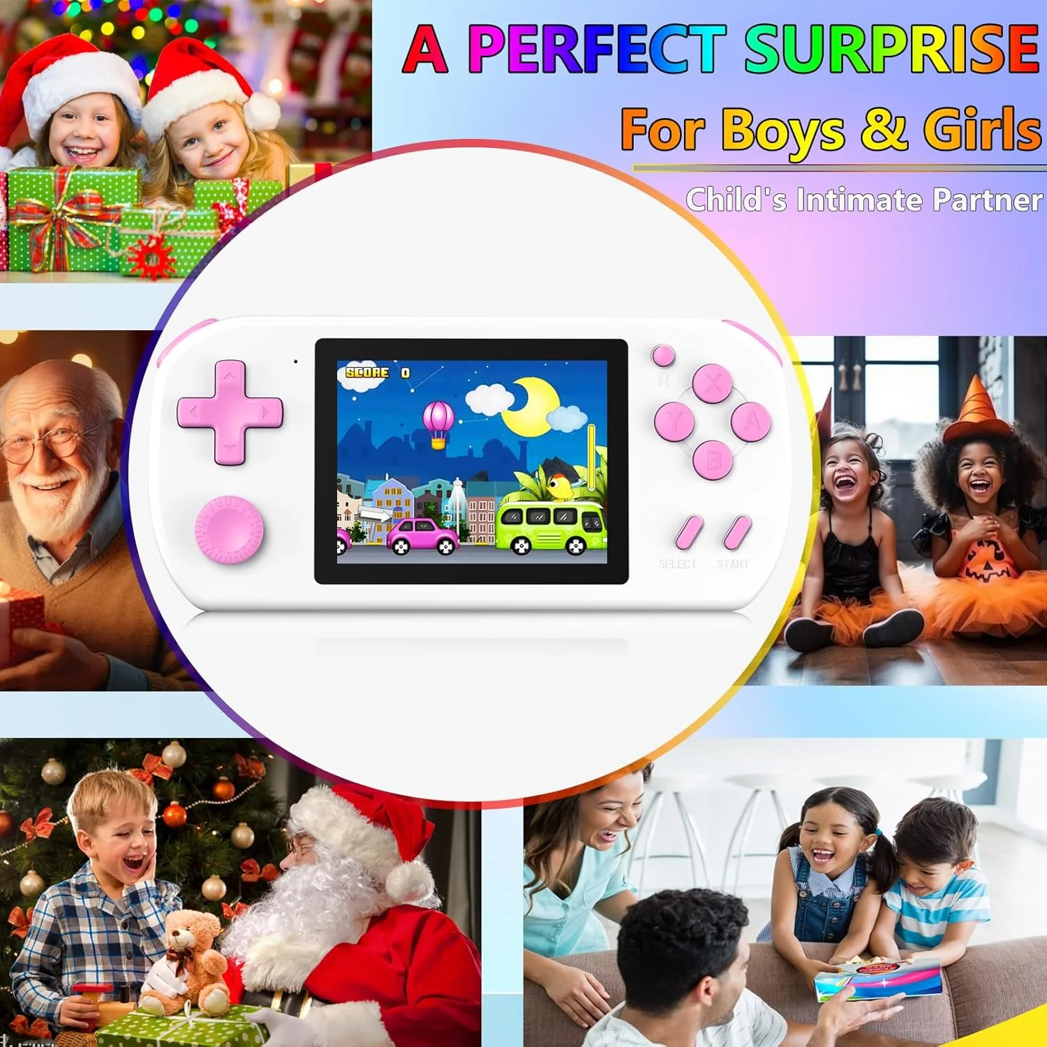 Kids Handheld Game Console (218 Games)