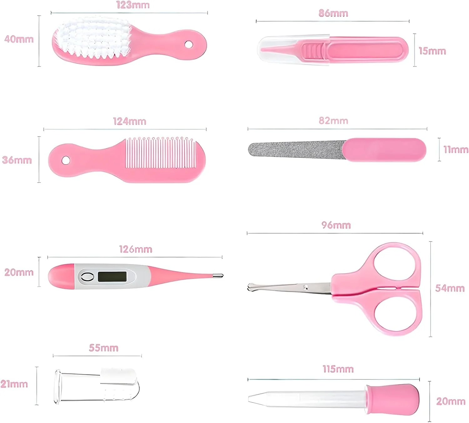 Baby Grooming Kit for Newborn (Pink)