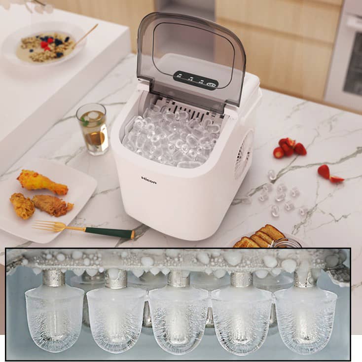 ماكينة صنع الثلج Hicon Ice maker بقوة 105 واط