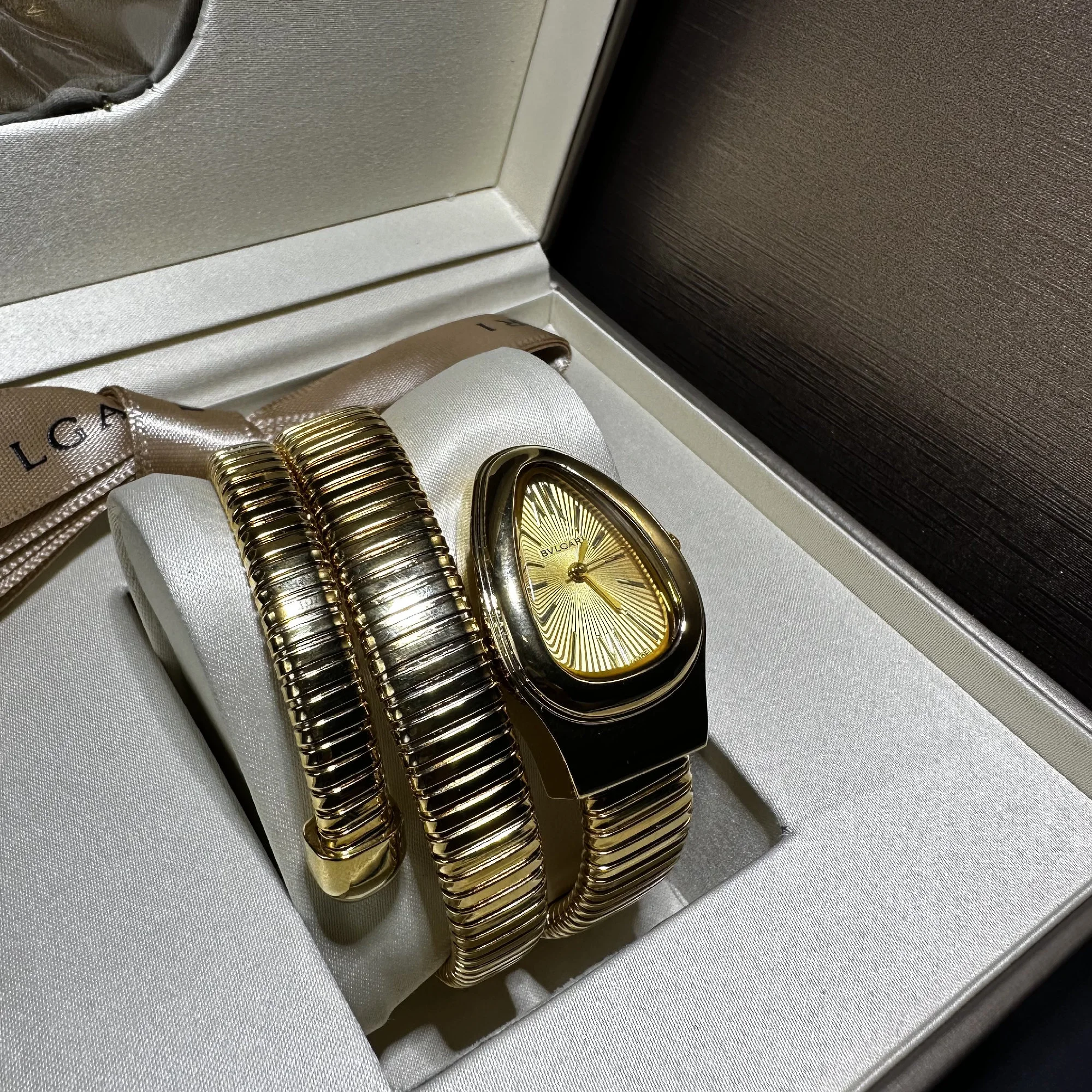 Bvlgari Serpenti Tubogas Full Gold