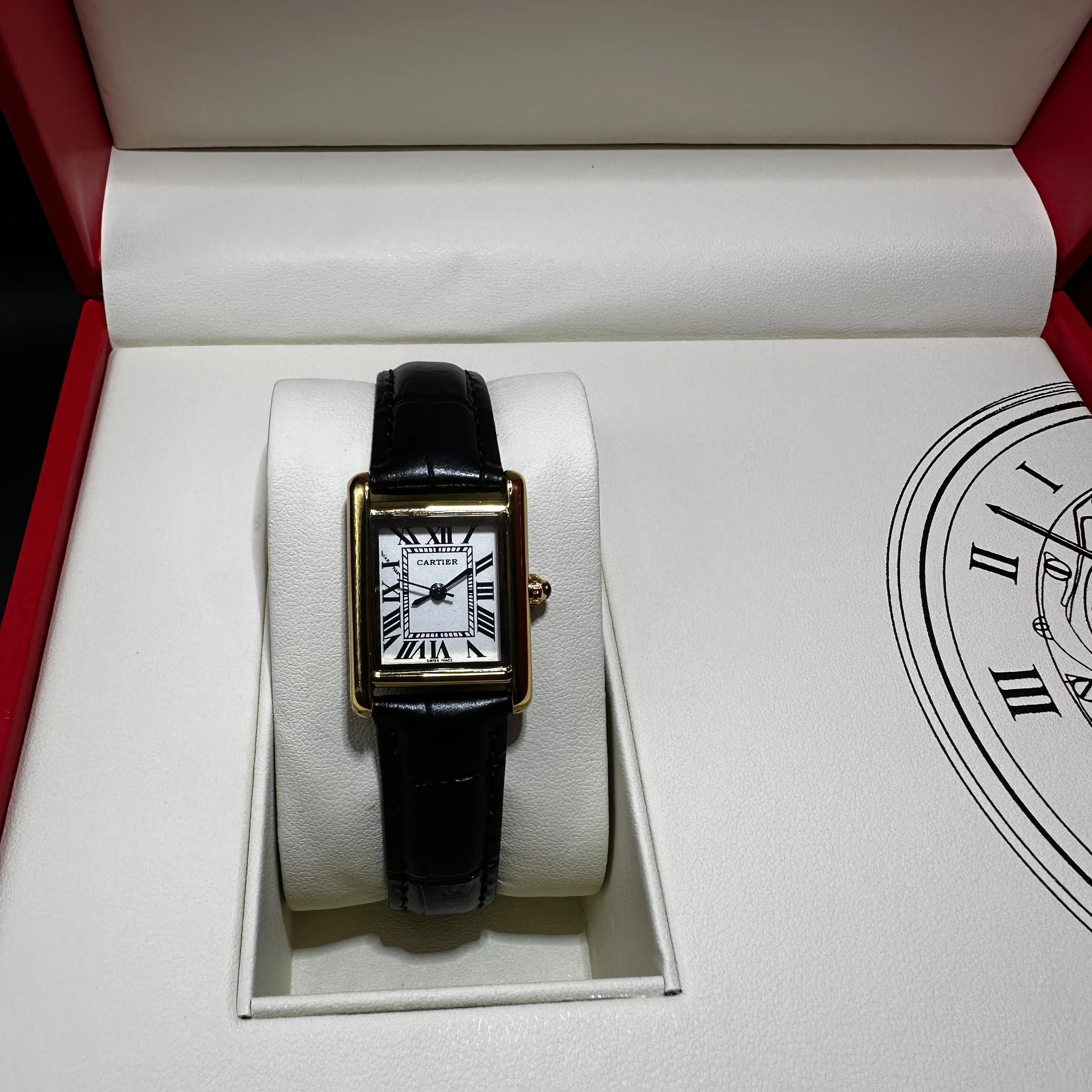 Cartier Tank Solo Or & Noir