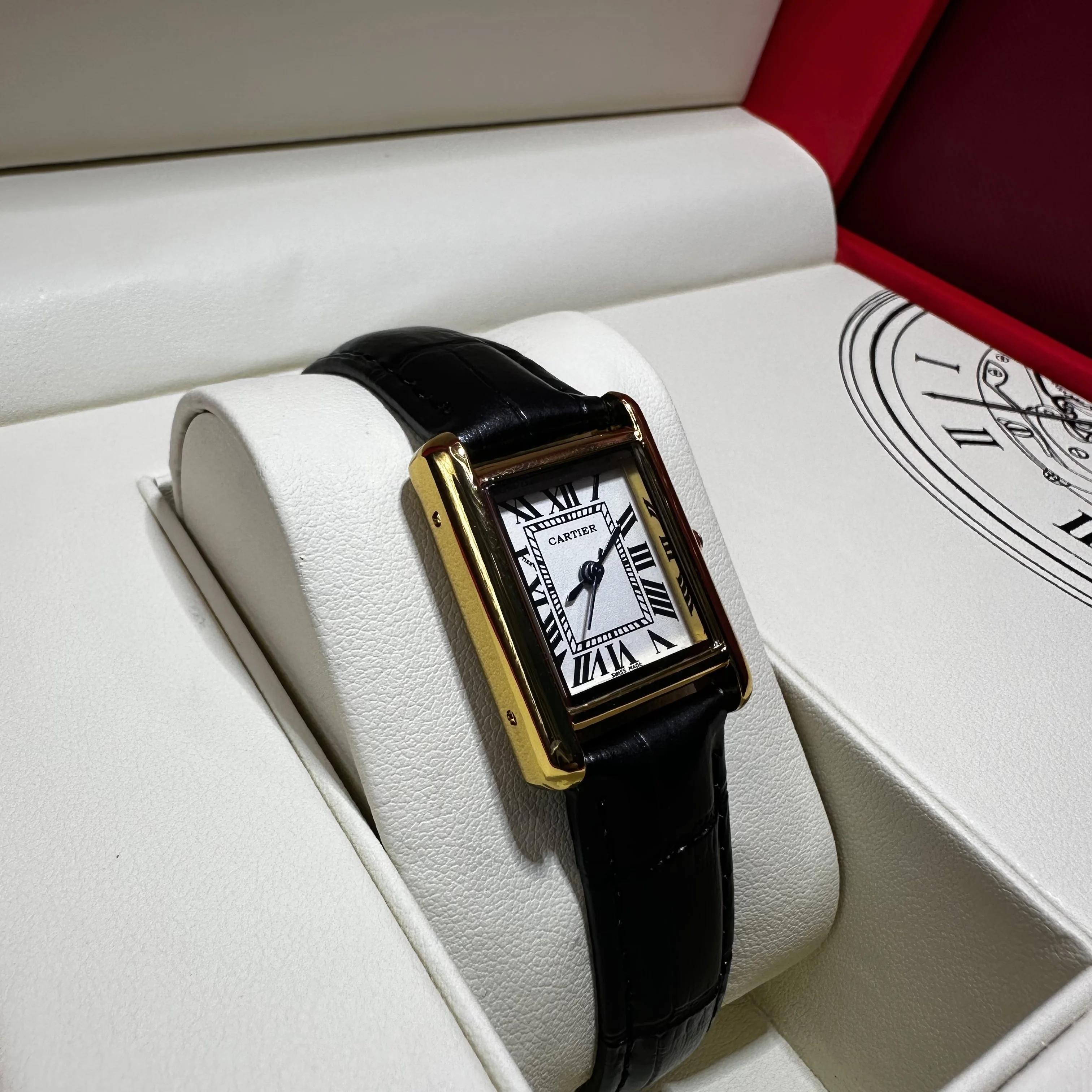 Cartier Tank Solo Or & Noir