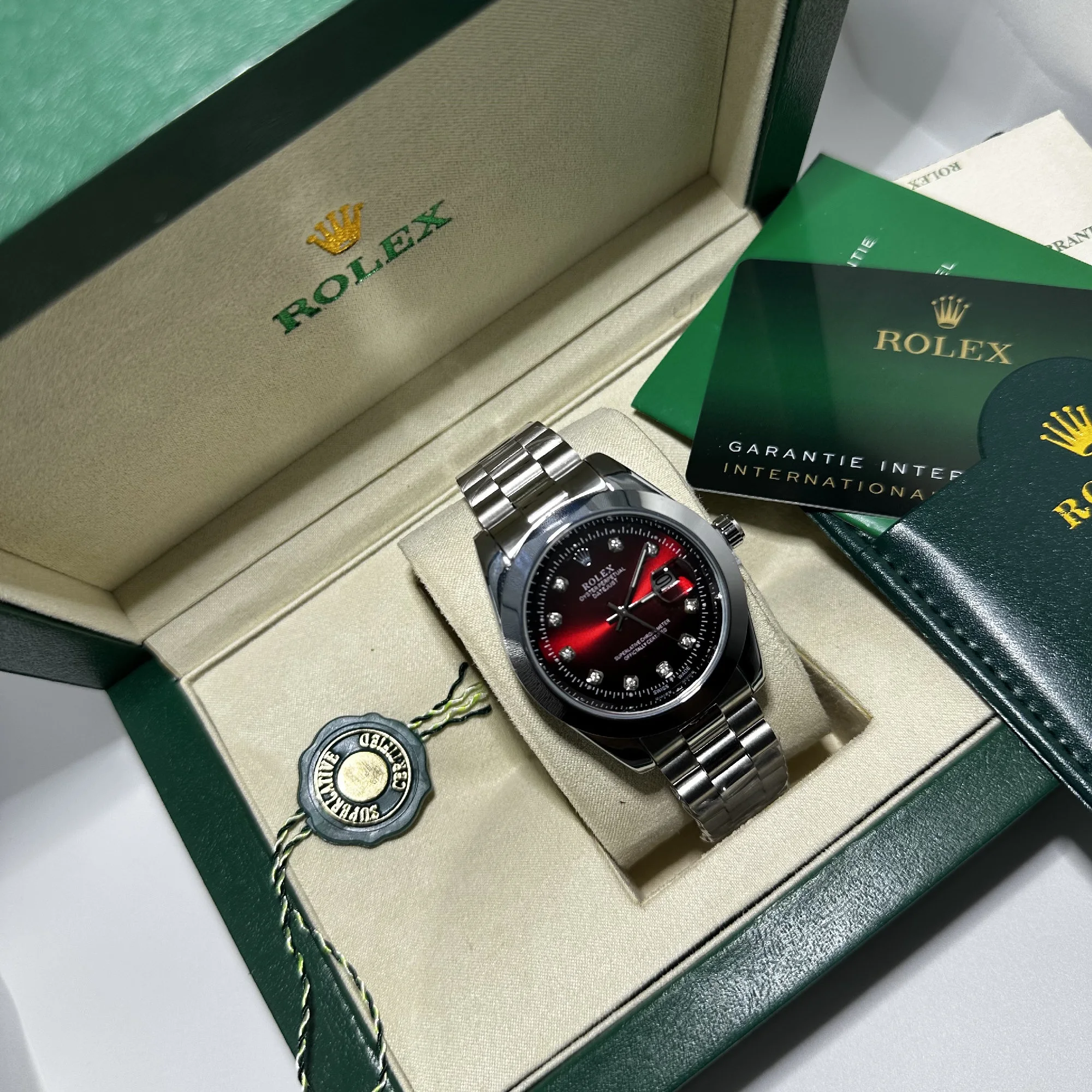 Rolex Datejust Rouge Dégradé
