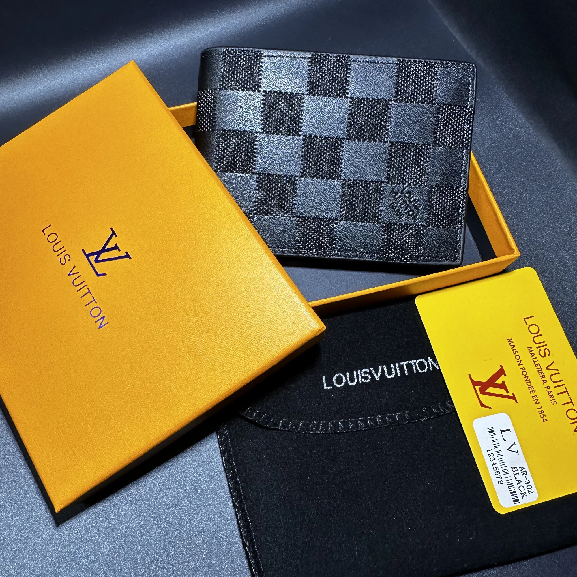 Portefeuille Louis Vuitton Damier Noir