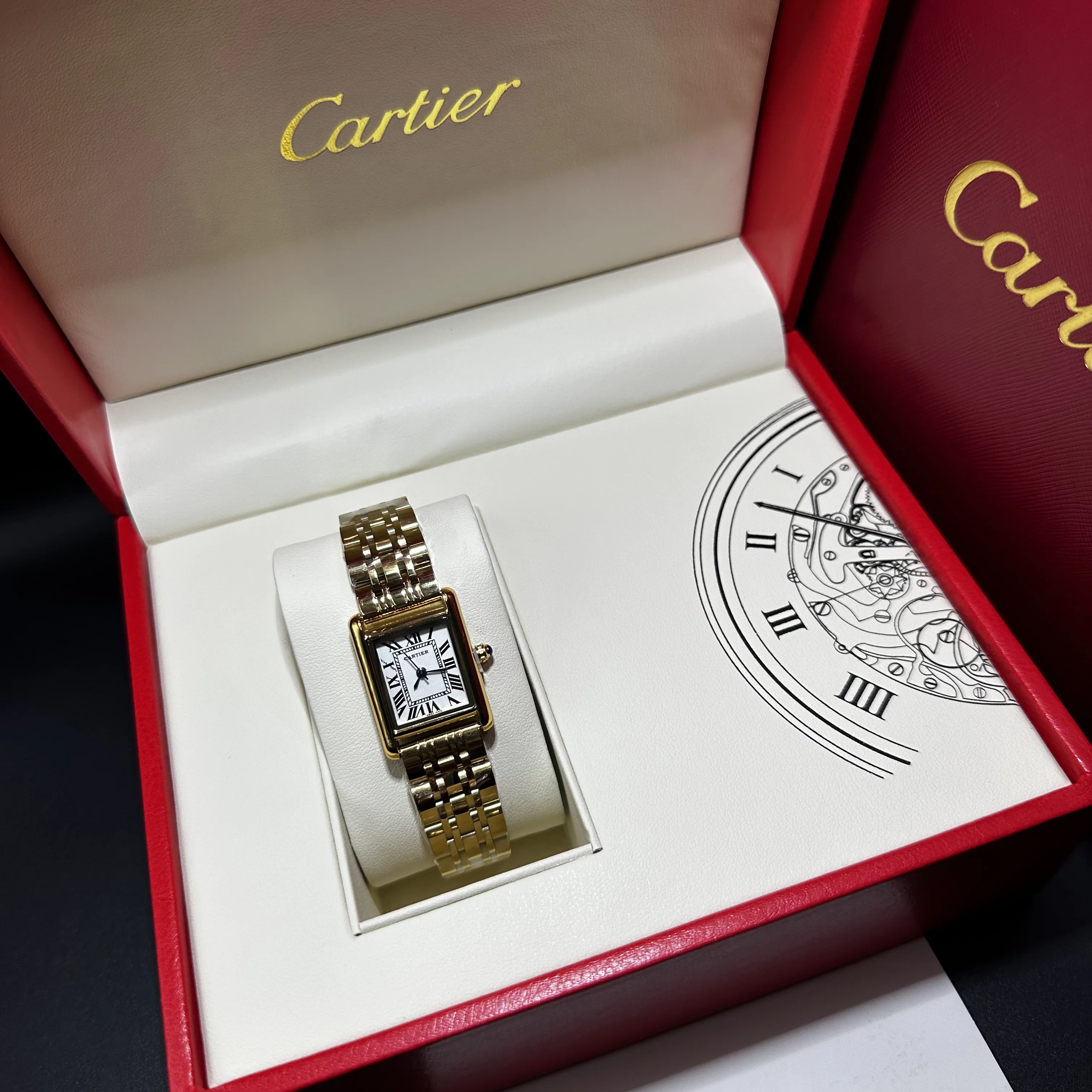 Cartier Tank Solo Full Gold