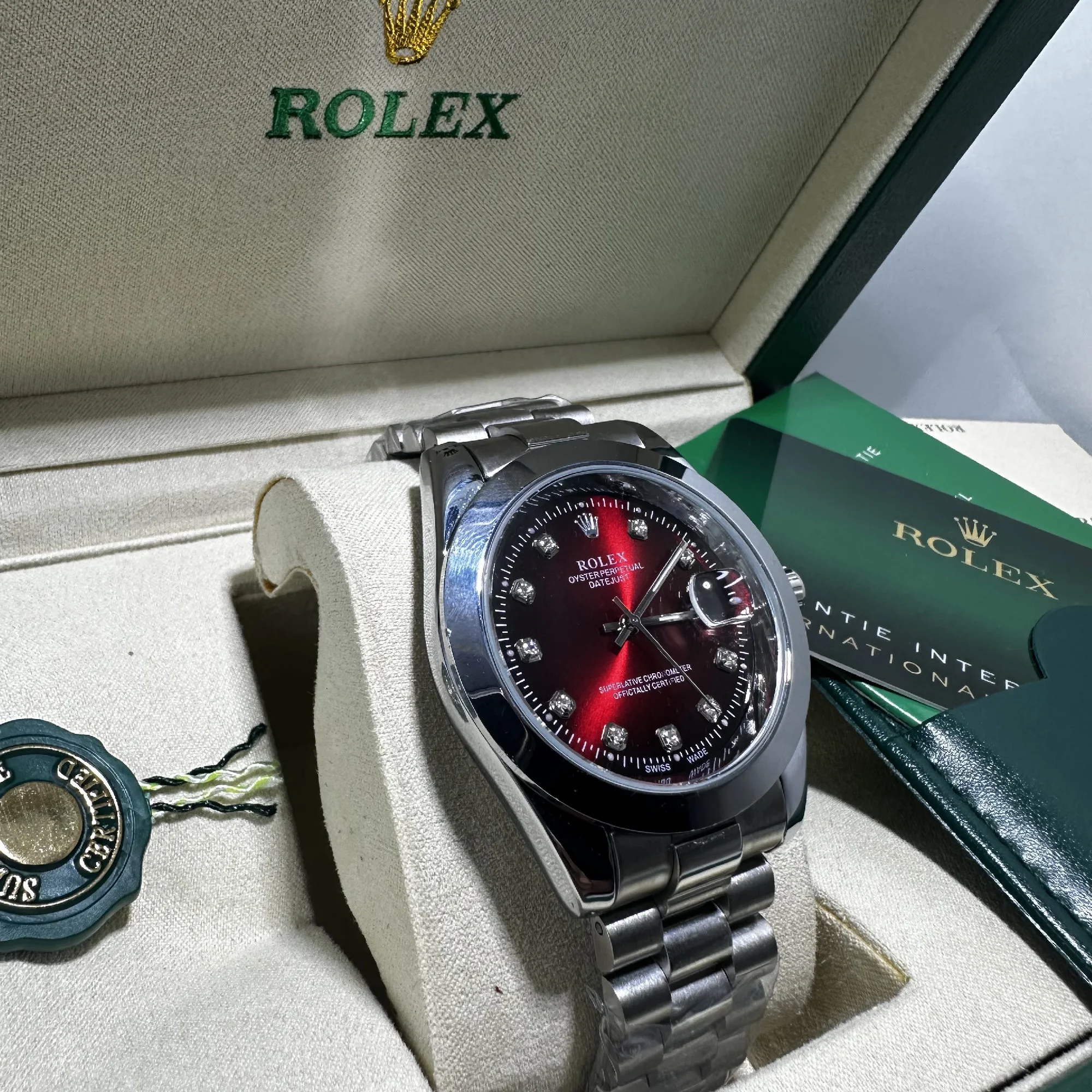 Rolex Datejust Rouge Dégradé