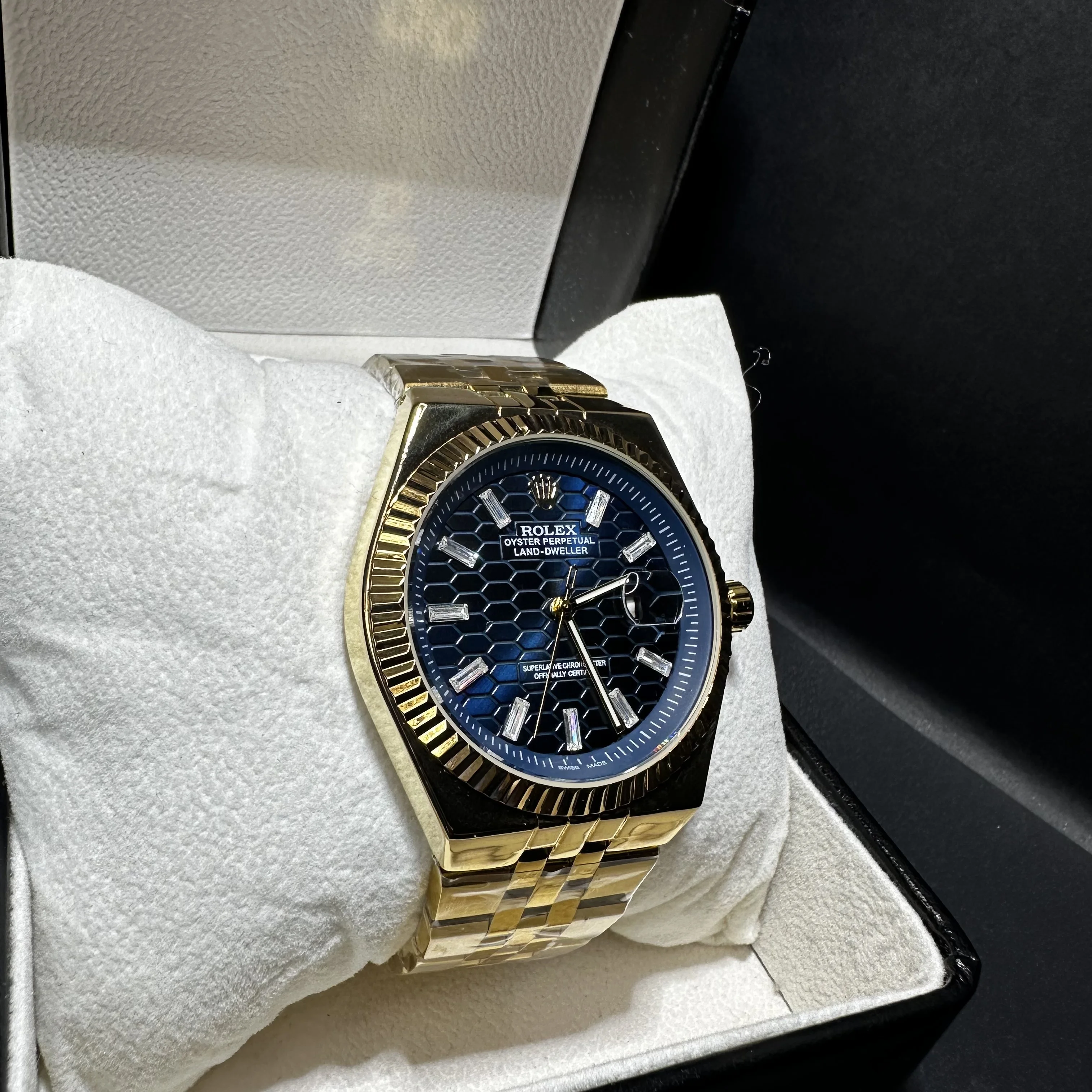 Rolex Datejust Doré Cadran Bleu