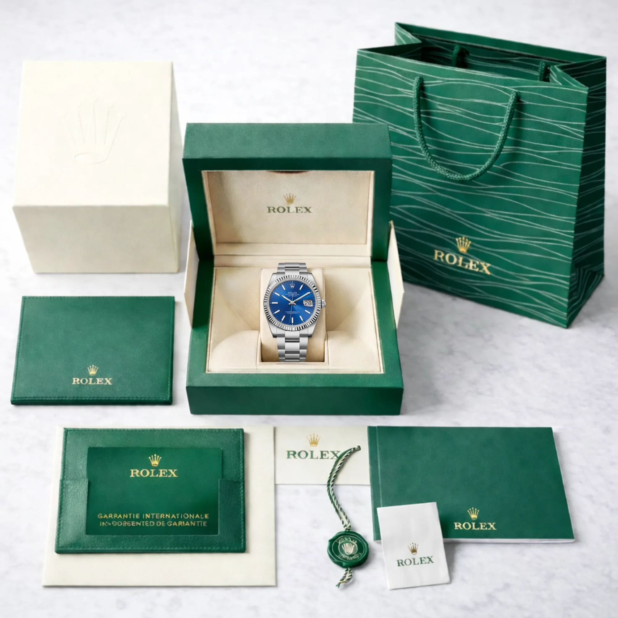 Rolex Datejust — Blue