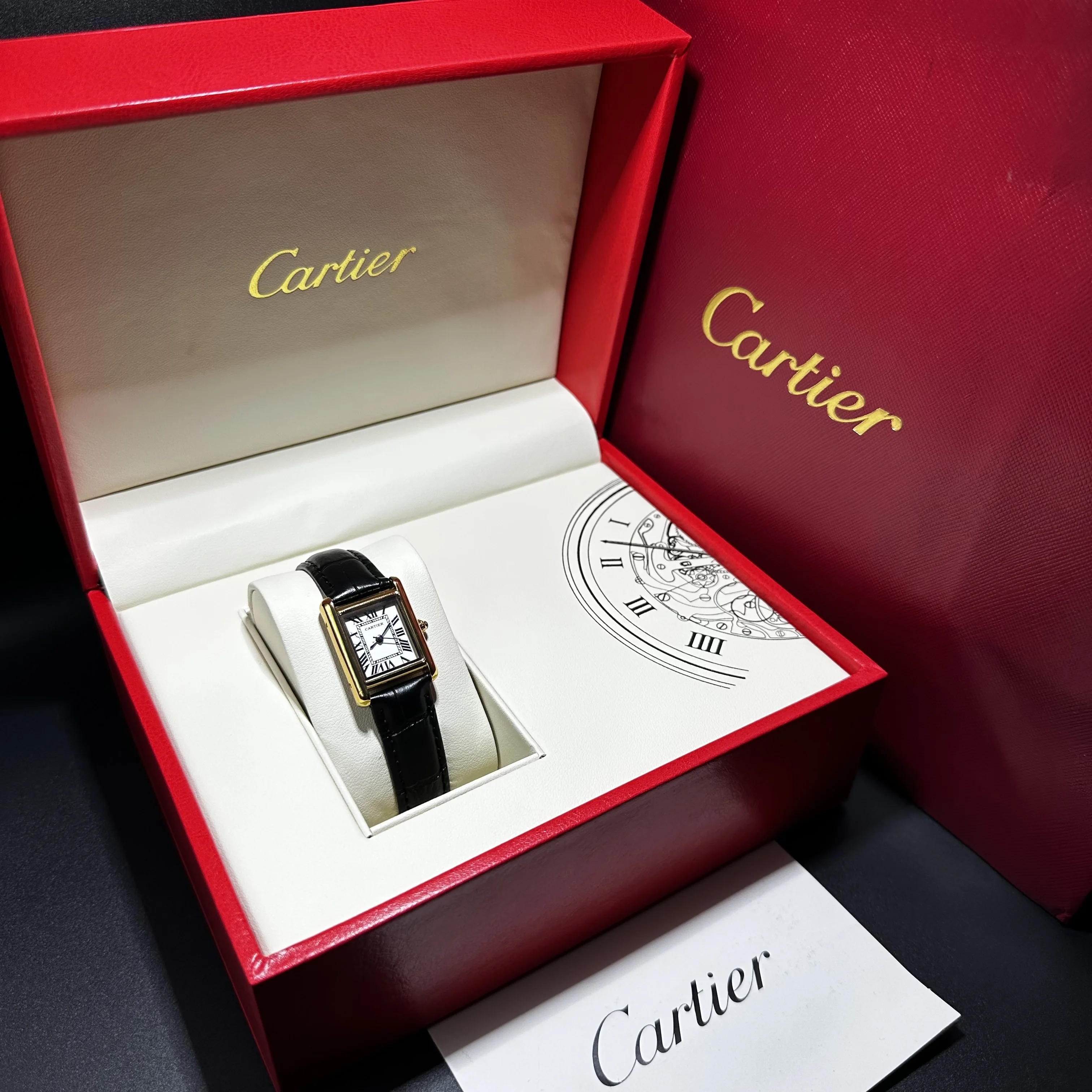Cartier Tank Solo Or & Noir
