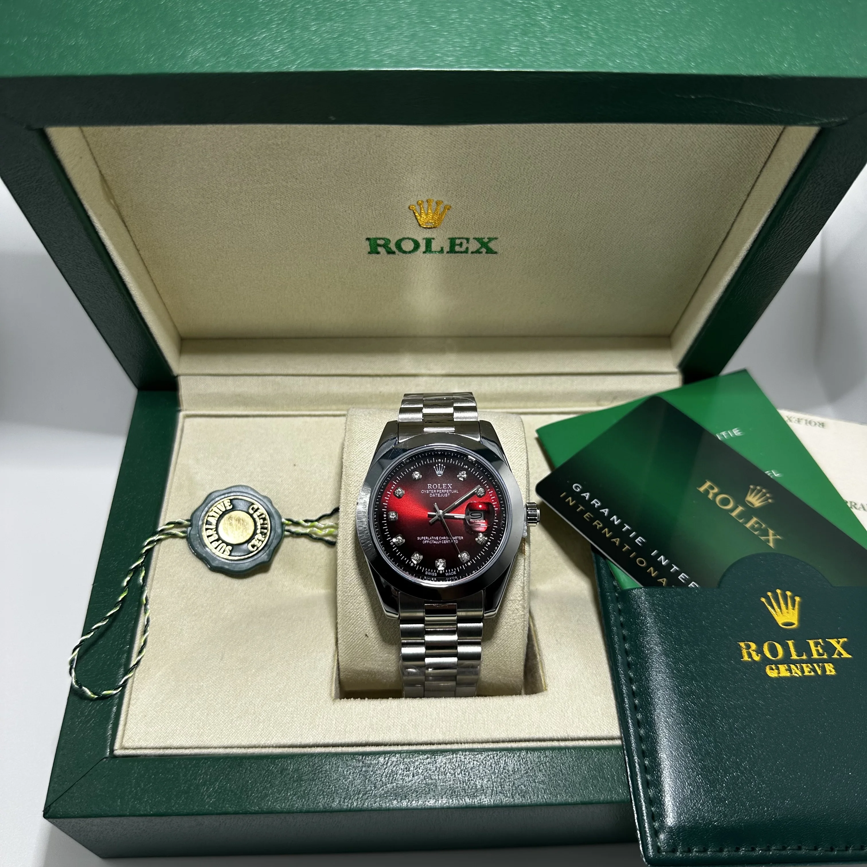 Rolex Datejust Rouge Dégradé
