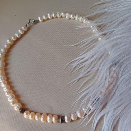 Collier en perles d'eaux douce