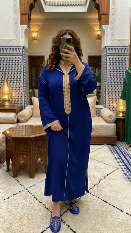 ✨ جلابة 2 بياس  – جديد رمضان بإطلالة فاخرة ✨