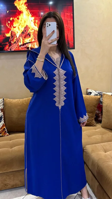 ✨ جلابة 2 بياس حرير – جديد العيد بإطلالة فاخرة ✨