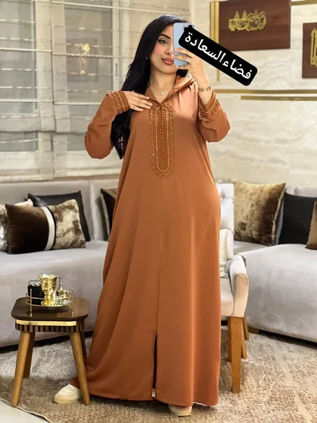 جلابة راقية بخدمة المعلم ✨ أناقة مغربية تخليك تباني مميزة فكل مناسبة