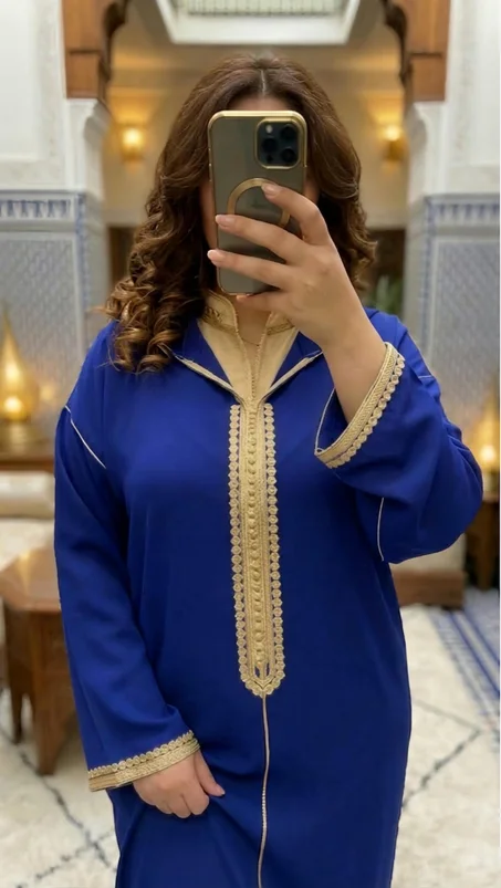 ✨ جلابة دوبياس كريب ديكرادي – فخامة صيف 2026 ✨