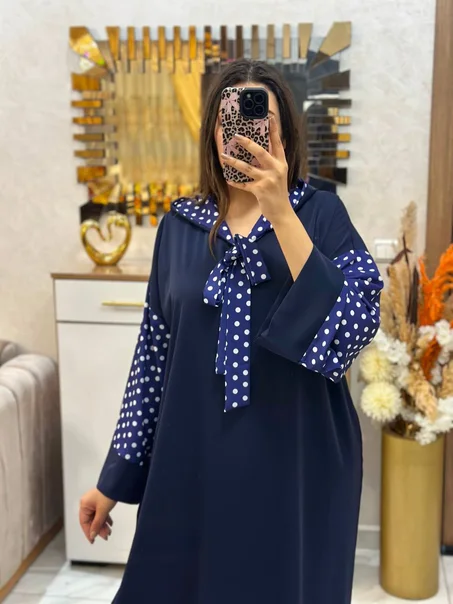 ✨ جلابة كرافطة بابيون – أناقة صيفية راقية ✨